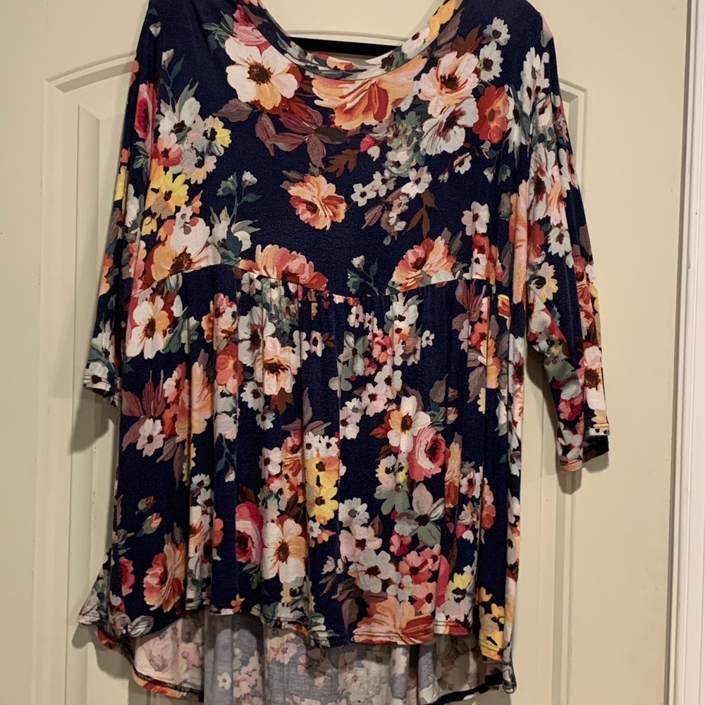 Soft Floral Blouse